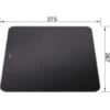 Blanco Planche à Découper 224629 Zenar Noir 367x375x17,5 Mm -Aqua Home Magasin 224629