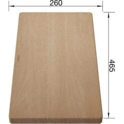 Blanco Planche à Découper Pour Cuves Et éviers à Encastrer Largeur 435 Mm 225685 Bois -Aqua Home Magasin 225685 2