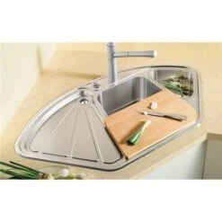 Blanco Planche à Découper En Hêtre Delta 513484 250x433x50 Mm