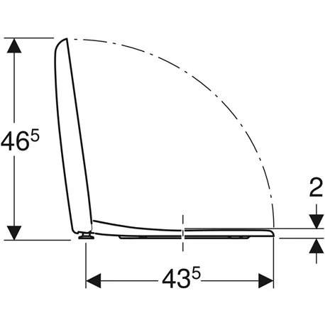 Geberit Abattant WC Renova Blanc Fixation Dessous 7 Geberit Abattant WC Renova Blanc Fixation Dessous – Image 5