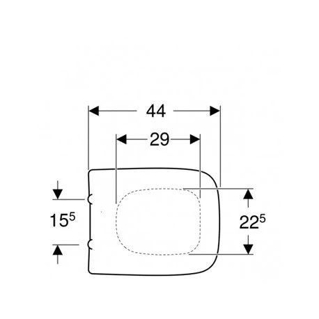 Geberit Abattant WC Renova Plan Blanc 4 Geberit Abattant WC Renova Plan Blanc – Image 2