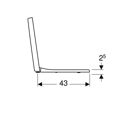 Geberit Abattant WC Renova Plan Blanc 5 Geberit Abattant WC Renova Plan Blanc – Image 3