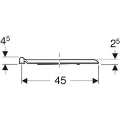 Geberit Abattant WC Renova Comfort Blanc , Adapté PMR, Fixation Dessous -Aqua Home Magasin abattant specifique sans couvercle 00018300000 5