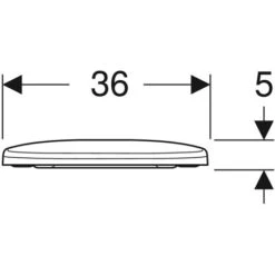 Geberit Abattant WC Dito Blanc -Aqua Home Magasin abattant wc dito blanc 2