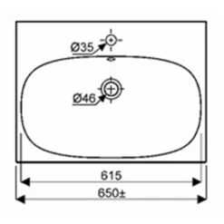 Geberit Lavabo Acanto 65 Cm 12 Geberit Lavabo Acanto 65 Cm -Aqua Home Magasin acanto de 65 500621015 3