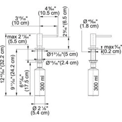 Franke Distributeur De Savon Active 542999 Nickel Brossé -Aqua Home Magasin active 542999 nickel brosse 1