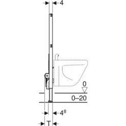 Geberit Bâti-support Duofix Pour Bidet 98 Cm 7 Geberit Bâti-support Duofix Pour Bidet 98 Cm -Aqua Home Magasin bati support duofix pour bidet 98 cm 2