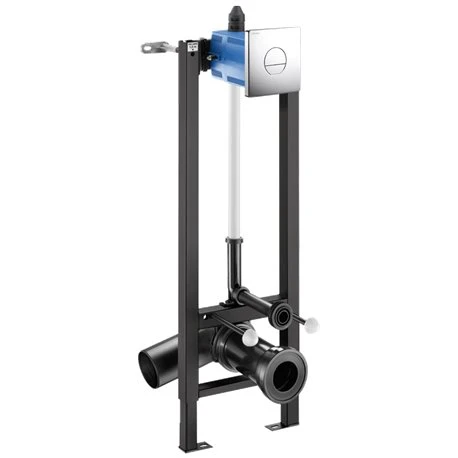 Bâti-support Tempofix 3 564060+763040 En Applique Plaque Métal Chromé 3 Bâti-support Tempofix 3 564060+763040 En Applique Plaque Métal Chromé