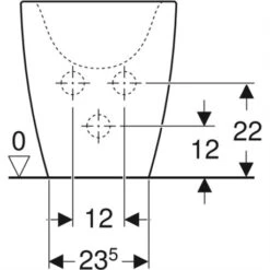 Geberit Bidet Sur Pied Citterio 41x36x56 Cm -Aqua Home Magasin bidet au sol citterio keramag design 233500000 bidet citterio 560x410x360 mm 2