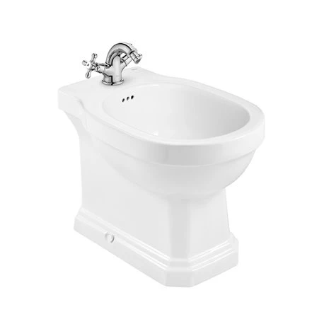 Roca Bidet Sur Pied Carmen Blanc Brillant, 28x56x40 Cm, 1 Trou Percé 3 Roca Bidet Sur Pied Carmen Blanc Brillant, 28x56x40 Cm, 1 Trou Percé
