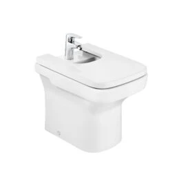 Roca Bidet Sur Pied Dama Blanc, 52x36x40 Cm, 1 Trou Percé, Compact