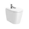 Roca Bidet Sur Pied Inspira Round Blanc Brillant, 37x56x40 Cm, 1 Trou Percé, 2 Trous Pré-percés -Aqua Home Magasin bidet inspira a357527000