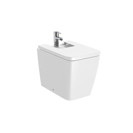 Roca Bidet Sur Pied Inspira Square Blanc Brillant, 37x56x40 Cm, 1 Trou Percé, 2 Trous Pré-percés 3 Roca Bidet Sur Pied Inspira Square Blanc Brillant, 37x56x40 Cm, 1 Trou Percé, 2 Trous Pré-percés