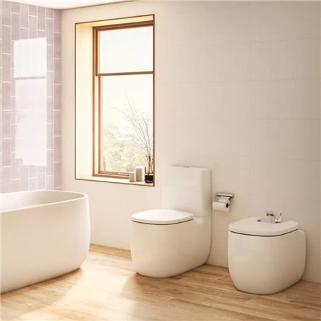 Roca Bidet Sur Pied Beyond Blanc Mat, 38x58x41 Cm, Sans Perçage Pour Fixer L'abattant 5 Roca Bidet Sur Pied Beyond Blanc Mat, 38x58x41 Cm, Sans Perçage Pour Fixer L'abattant – Image 3
