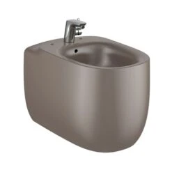 Roca Bidet Sur Pied Beyond Café, 38x58x41 Cm, Sans Perçage Pour Fixer L'abattant