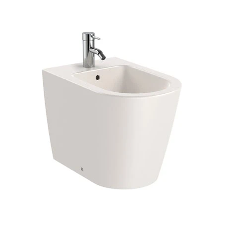 Roca Bidet Sur Pied Inspira Round Beige, 37x56x40 Cm, 1 Trou Percé, 2 Trous Pré-percés 3 Roca Bidet Sur Pied Inspira Round Beige, 37x56x40 Cm, 1 Trou Percé, 2 Trous Pré-percés