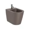 Roca Bidet Sur Pied Inspira Round Café, 37x56x40 Cm, 1 Trou Percé, 2 Trous Pré-percés