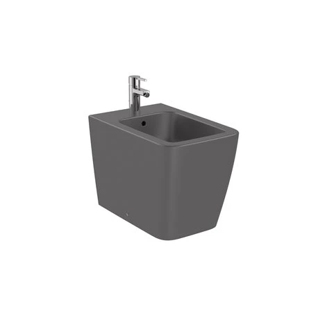 Roca Bidet Sur Pied Inspira Square Onyx, 37x56x40 Cm, 1 Trou Percé, 2 Trous Pré-percés 3 Roca Bidet Sur Pied Inspira Square Onyx, 37x56x40 Cm, 1 Trou Percé, 2 Trous Pré-percés