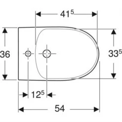 Geberit Bidet Sur Pied Renova 39x36x54 Cm -Aqua Home Magasin bidet sur pied prima 00205000000 bidet prima 535x390x350 mm 2