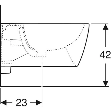 Geberit Bidet Suspendu ICon Caréné 35,5x30x53 Cm 4 Geberit Bidet Suspendu ICon Caréné 35,5x30x53 Cm – Image 2