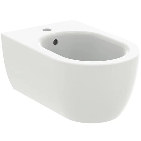 Ideal Standard Bidet Suspendu Blend Curve 54x35,5 Cm Soie Blanche 3 Ideal Standard Bidet Suspendu Blend Curve 54x35,5 Cm Soie Blanche
