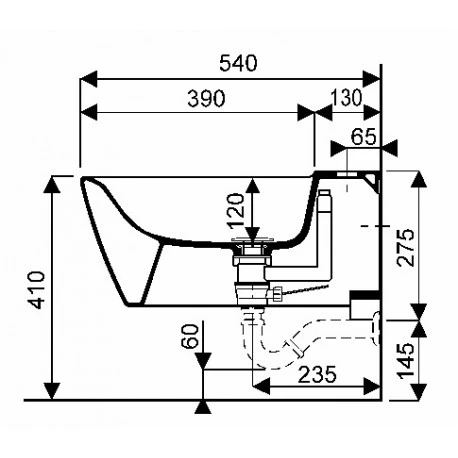 Geberit Bidet Suspendu Xeno² Caréné 23,5x35x54 Cm 5 Geberit Bidet Suspendu Xeno² Caréné 23,5x35x54 Cm – Image 3