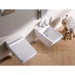 Geberit Bidet Suspendu Xeno² Caréné 23,5x35x54 Cm