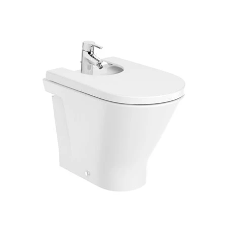 Roca Bidet Sur Pied The Gap Round Blanc, 35,5x54x40 Cm, 1 Trou Percé 3 Roca Bidet Sur Pied The Gap Round Blanc, 35,5x54x40 Cm, 1 Trou Percé