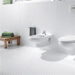 Roca Bidet Suspendu Victoria Blanc, 35,5x54,5x40 Cm, 1 Trou Percé -Aqua Home Magasin bidet victoria a35530500s 2