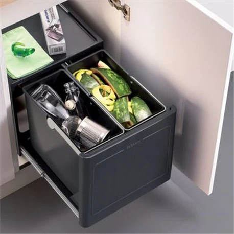 Blanco Poubelle Sous évier Botton Pro 45/2, 2 Bacs 26 Litres Manuel 4 Blanco Poubelle Sous évier Botton Pro 45/2, 2 Bacs 26 Litres Manuel – Image 2