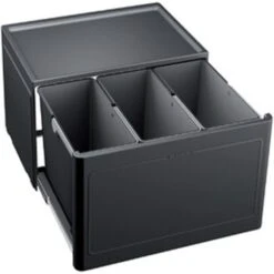 Blanco Poubelle Sous évier Botton Pro 60/3, 3 Bacs 39 Litres Automatique
