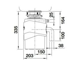 Blanco Broyeur Evier 526648 FWD Max -Aqua Home Magasin broyeur evier 526648 fwd medium 2