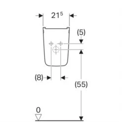 Geberit Cache-siphon Renova Compact Pour Lave-mains Et Lavabos -Aqua Home Magasin cache siphon prima style compact 00189800000 3