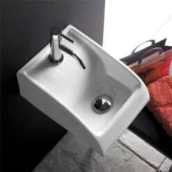 Lave-mains Cascade 400x300 Mm Sans Trop-plein