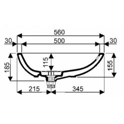 Geberit Vasque Citterio 56 Cm Avec Trop Plein 15 Geberit Vasque Citterio 56 Cm Avec Trop Plein -Aqua Home Magasin citterio avec trop plein 123655000 sans plage de robinetterie capot pour bonde assortie 5