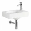 Geberit Lave-mains Citterio 45 Cm -Aqua Home Magasin citterio keramag design 153545000 cuve a gauche trou perce a droite