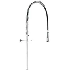 Combiné De Prélavage Douchette à Diffuseur Antitartre Avec Colonne Longue Sans Bec 433720