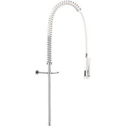 Combiné De Prélavage Douchette Antitartre à Picots Avec Colonne Longue Sans Bec 435020