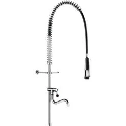 Combiné De Prélavage Douchette Antitartre à Picots Avec Colonne Longue Et Bec Tube 435722