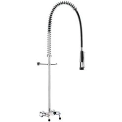 Combiné De Prélavage Mural Avec Mélangeur Douchette Antitartre à Picots Sans Robinet De Puisage 5836