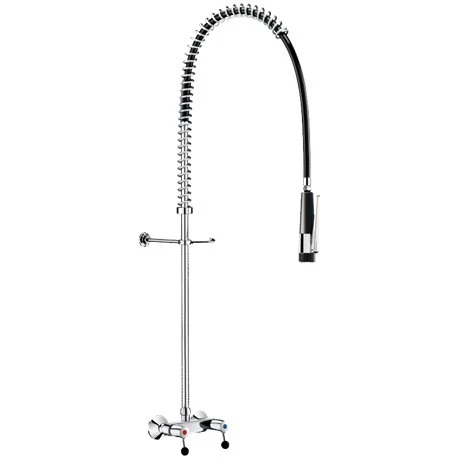 Combiné De Prélavage Mural Avec Mélangeur Douchette Antitartre à Picots Sans Robinet De Puisage 5836 3 Combiné De Prélavage Mural Avec Mélangeur Douchette Antitartre à Picots Sans Robinet De Puisage 5836