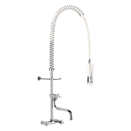 Combiné De Prélavage Mural Avec Mélangeur Douchette Antitartre à Picots Avec Robinet De Puisage G6732 3 Combiné De Prélavage Mural Avec Mélangeur Douchette Antitartre à Picots Avec Robinet De Puisage G6732