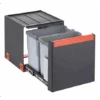 Franke Poubelle Sous évier Cube 40, 2 Bacs 14 + 14 Litres 015627 -Aqua Home Magasin cube 40 015627 poubelle 2 bacs