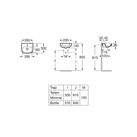Roca Lave-mains Debba 35x30 Cm 5 Roca Lave-mains Debba 35x30 Cm – Image 3