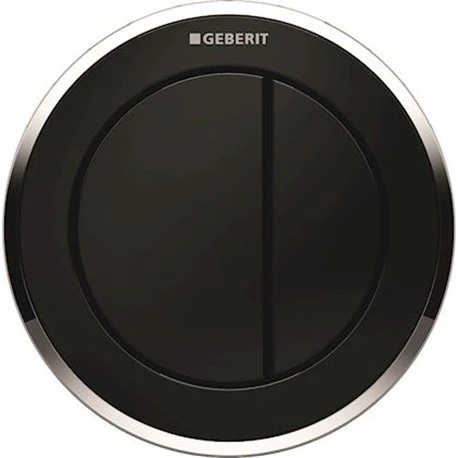 Geberit Plaque WC Type 10 à Encastrer Noir Anneau Chromé Brillant 3 Geberit Plaque WC Type 10 à Encastrer Noir Anneau Chromé Brillant