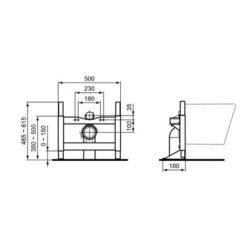 Demi Bâti-support Prosys Autonome -Aqua Home Magasin demi bati support prosys r010167 autonome 1