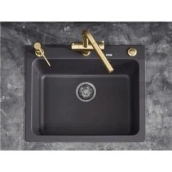 Blanco Distributeur De Savon Lato, 526699 Satin Gold 300 Ml -Aqua Home Magasin distributeur de savon lato 526699 satin gold 300 ml 6