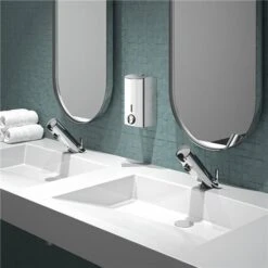 Distributeur De Savon Liquide Poli Satiné 510586 -Aqua Home Magasin distributeur de savon liquide 510586 ploi satine 3