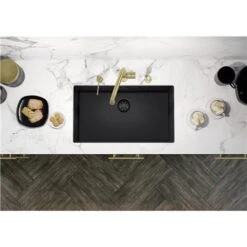 Blanco Distributeur De Savon Livia, 526698 Satin Gold 500 Ml -Aqua Home Magasin distributeur de savon livia 526698 satin gold 500 ml 7