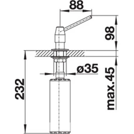 Blanco Distributeur De Savon Tango, 511266 Chromé 300 Ml 4 Blanco Distributeur De Savon Tango, 511266 Chromé 300 Ml – Image 2